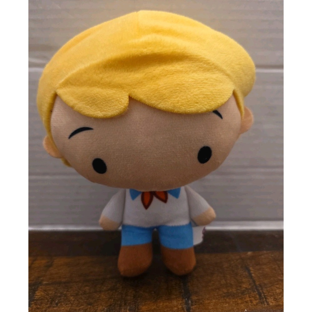 Toy Factory Scooby Doo & Friends Fred Chibi Plush 7' Stuffed Toy